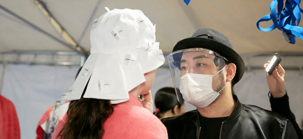 Rakuten Fashion Week TOKYO 2020のバックステージでHIRAX AIR shieldが使用されました。