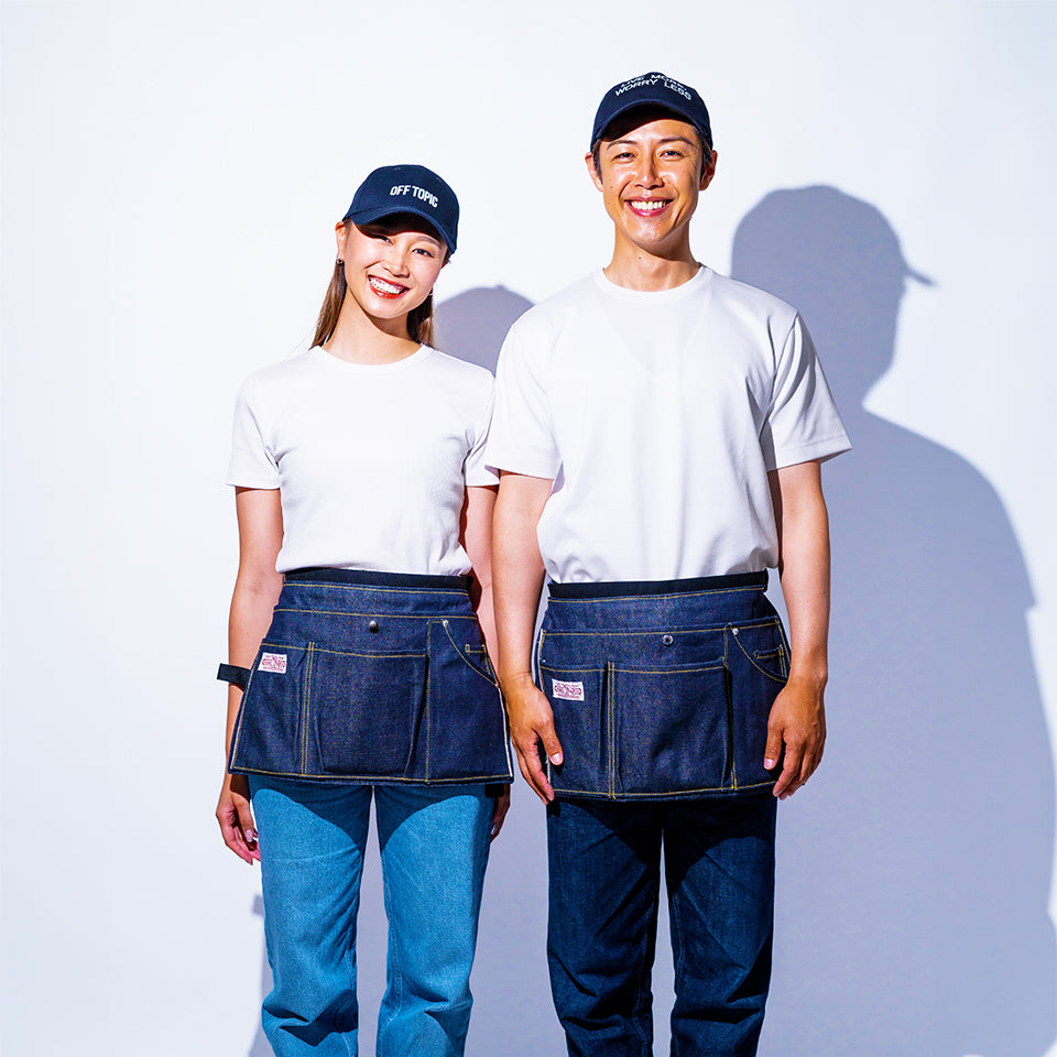 デニムエプロン
